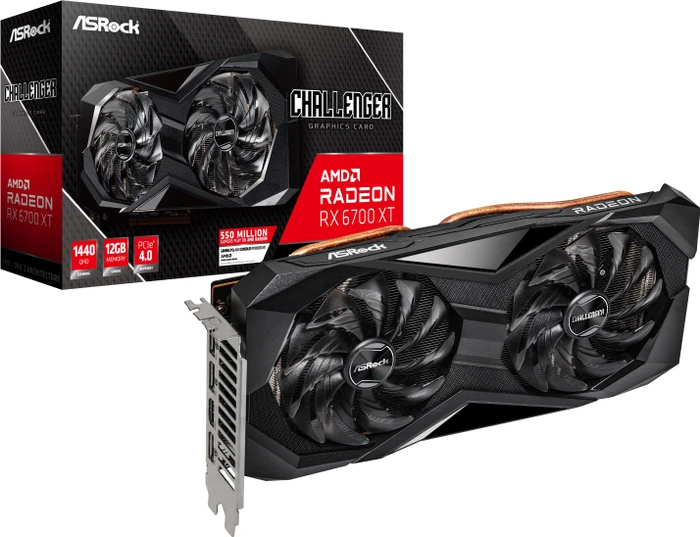 ASRock Radeon RX 6700 XT Challenger D, RX6700XT CLD 12G, 12GB GDDR6, HDMI, 3x DP