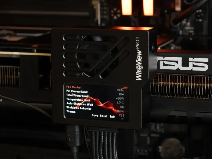 Thermal Grizzly WireView Pro II GPU Reverse, 90°, 12V-2x6, Sense-Pins an der Unterseite, White Edition, weiß