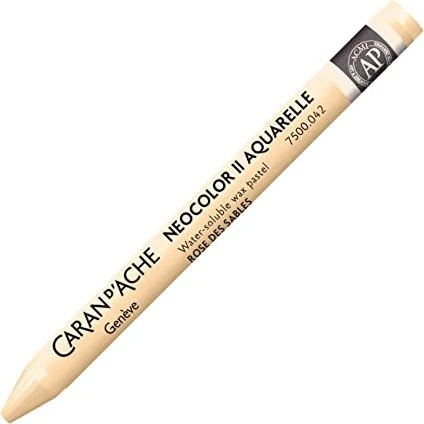 Caran d'Ache Neocolor II Aquarelle Wachskreide, fleischfarbig, 10er-Pack