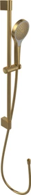 Villeroy & Boch Verve Showers Duschgarnitur mit drei Funktionen für Wandmontage brushed gold