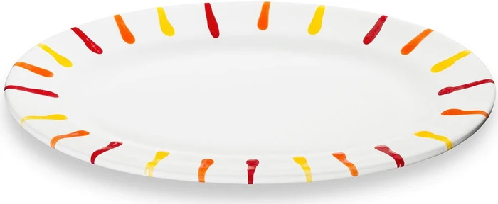 Gmundner Keramik Landlust Platte oval 21x14cm