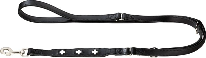 Hunter verstellbare Führleine Swiss 13/200, 2m, schwarz