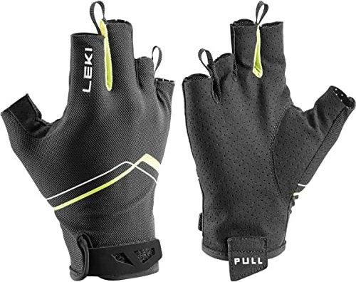 Leki Nordic Breeze Handschuhe schwarz/gelb/weiß