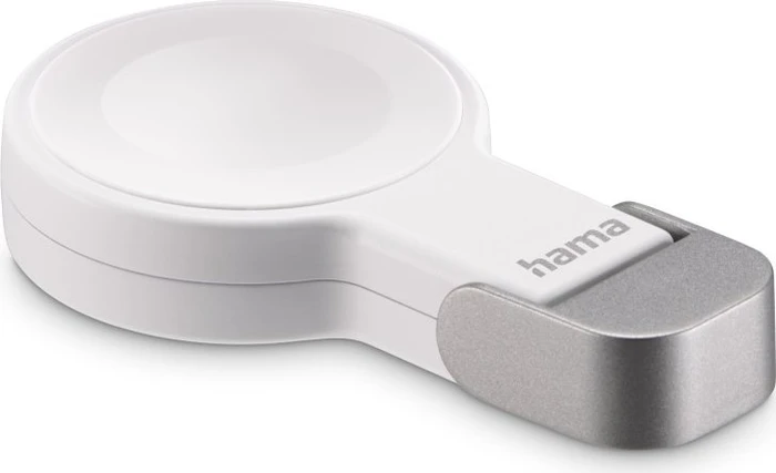 Hama Apple Watch Ladegerät für kabelloses Laden USB-C-Ladestation magnetisch weiß