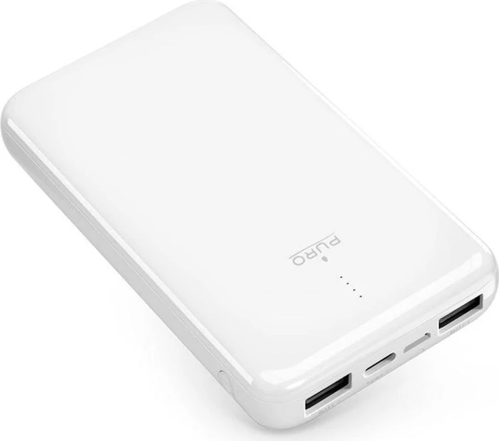 Puro Powerbank USB-C + 2 USB-A 10000mAh weiß