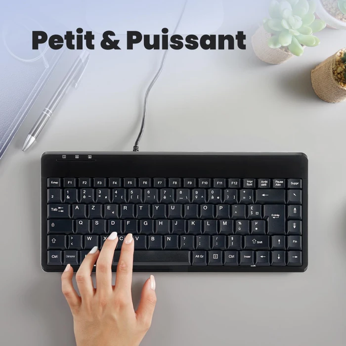 Perixx Periboard-409, schwarz, USB, FR