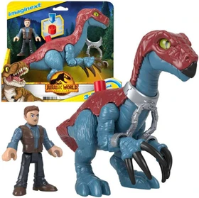 Mattel Fisher-Price - Imaginext - Jurassic World Therizinosaurus & Owen