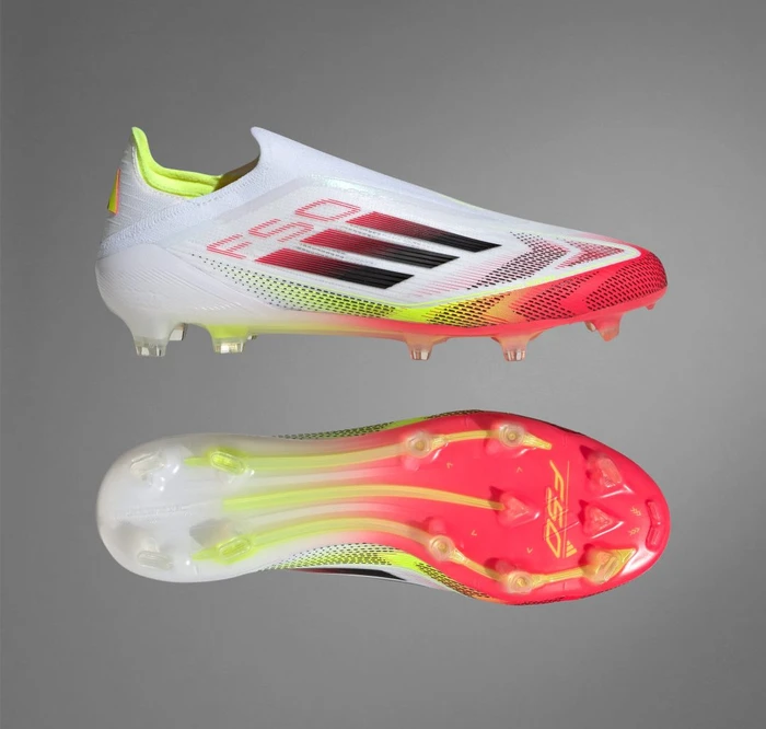 adidas F50 Elite Laceless FG cloud white/core black/solar yellow
