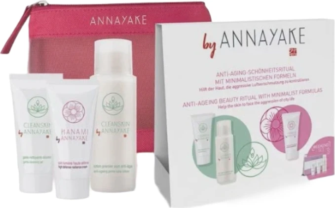 Annayake Hanami Anti-Aging Schönheitsritual Gel 30ml + Lotion 50ml + Cream 30ml Geschenkset