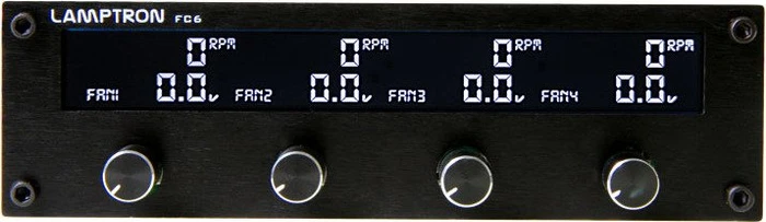 Lamptron FC6 schwarz, 5.25" Lüftersteuerung 4-Kanal