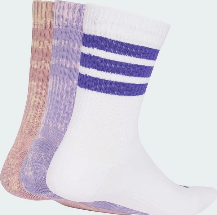 adidas Stonewash Crew Socken magic lilac/magic mauve/white/pure purple, 3 Paare