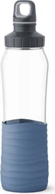 Emsa Drink2Go Glas Trinkflasche 700ml aqua blue