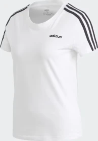 adidas Essentials 3-Streifen T-Shirt kurzarm weiß/schwarz (Damen)