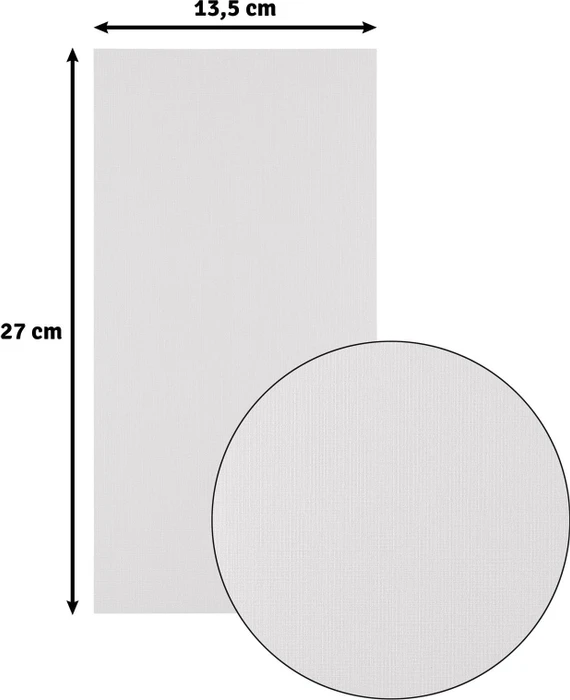 Vaessen Creative Leinenkarton 27x13,5cm Elfenbein, 100 Blatt