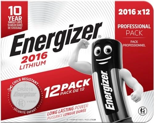 Energizer Lithium CR2016, 12er-Pack