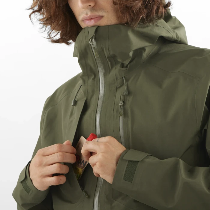 Salomon Outline 3L Gore-Tex Funktionsjacke grape leaf (Herren)