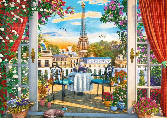 Schmidt Spiele Terrasse in Paris (58976) – Bild 2 von 2