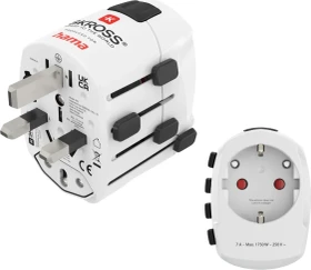 Hama World Travel Adapter Pro, weiß