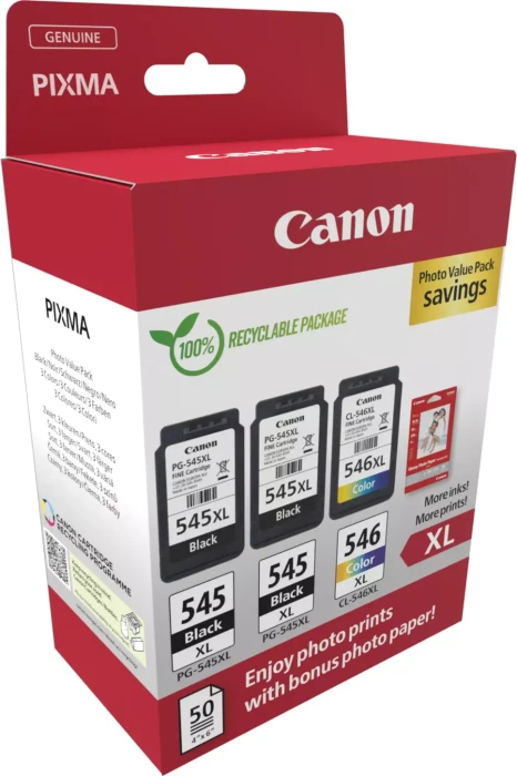 Canon Tinte PG-545XL x2/CL-546XL Photo Value Pack