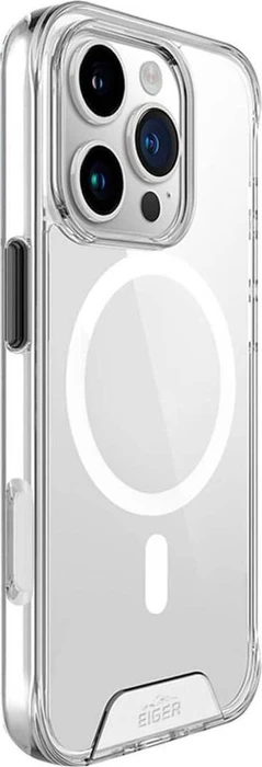 Eiger Glacier Case Magsafe für Apple iPhone 16 Pro transparent