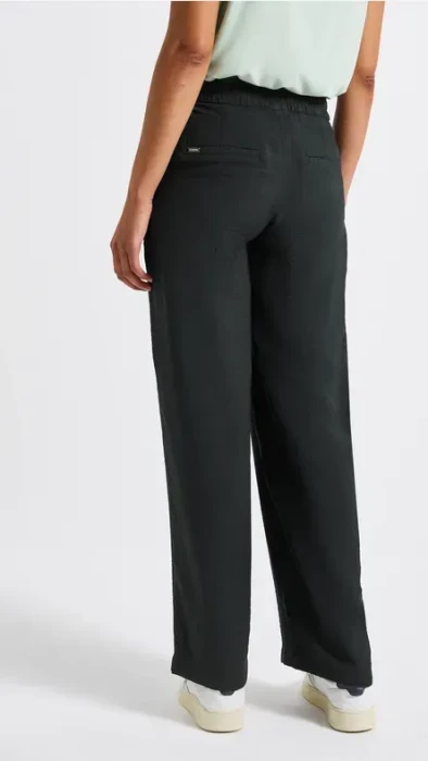 Street One Wide Leg Crepe Hose pine grove green (Damen)