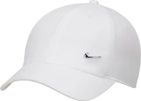 Nike Dri-FIT Club unstrukturierte Metall-Swoosh Kappe white/metallic silver