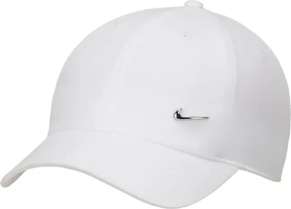 Nike Dri-FIT Club unstrukturierte Metall-Swoosh Kappe white/metallic silver
