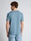 Tom Tailor Basic mit Logo-Print T-Shirt kurzarm steel blue (Herren) Vorschaubild