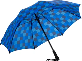 EuroSchirm Swing Schirm blau/grün kariert