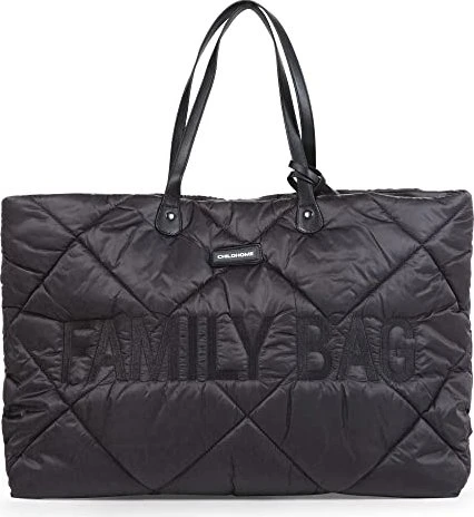 Childhome Family Bag schwarz gesteppt