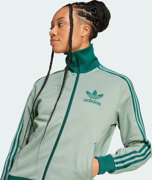 adidas Beckenbauer Originals Trainingsjacke silver green (Damen)