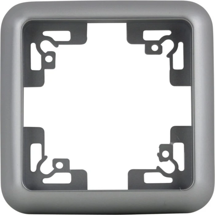 uniTEC MONTREAL Serie 503 Abdeckrahmen 1-fach, silber