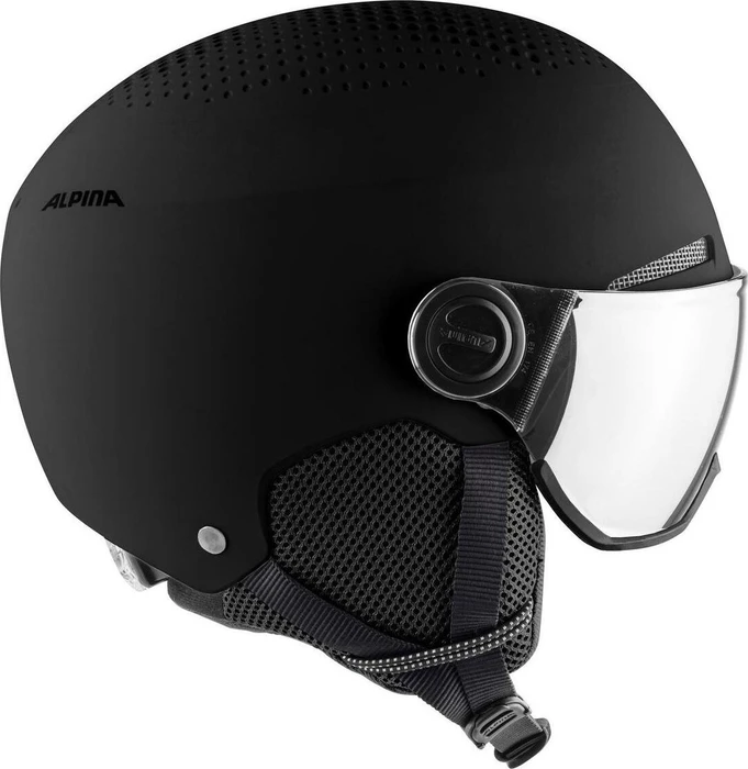 Alpina Arber Visor Q-Lite Helm schwarz matt (Modell 2021/2022)