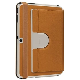 Targus Versavu Slim Galaxy Tab 4 10.1" Rotating Stand Case hellbraun (THZ45306EU)