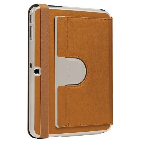 Targus Versavu Slim Galaxy Tab 4 10.1" Rotating Stand Case hellbraun
