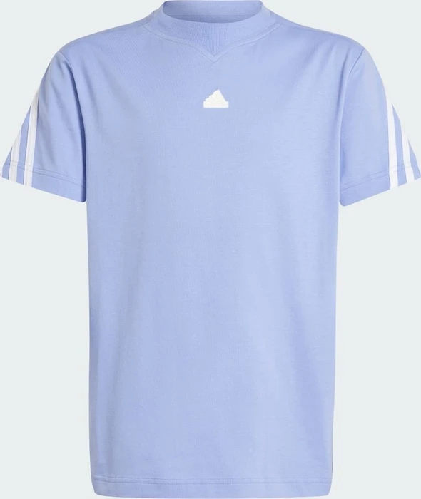 adidas Future Icons 3-Streifen T-Shirt kurzarm blue spark/white (Junior)