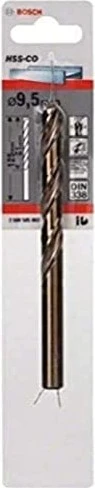 Bosch Professional HSS-Co Spiralbohrer, 9.5x81x125mm, 1 Stück
