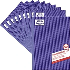Avery-Zweckform Formularbuch, A4, 40 Blatt, 10er-Pack