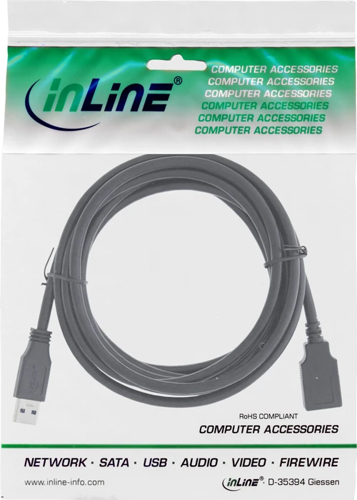InLine USB-A 3.0 Verlängerungskabel, 5m