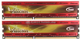 TeamGroup Vulcan rot UDIMM 8GB Kit, DDR3-1600, CL9-9-9-24