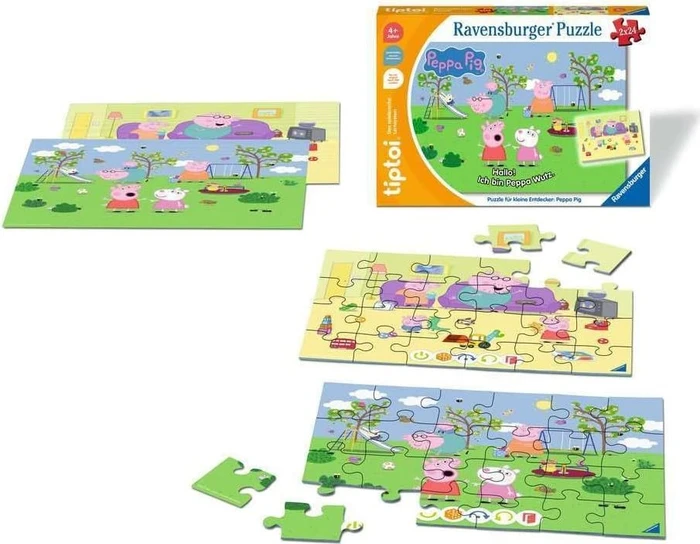 Ravensburger tiptoi Puzzle: Puzzle für kleine Entdecker: Peppa Pig