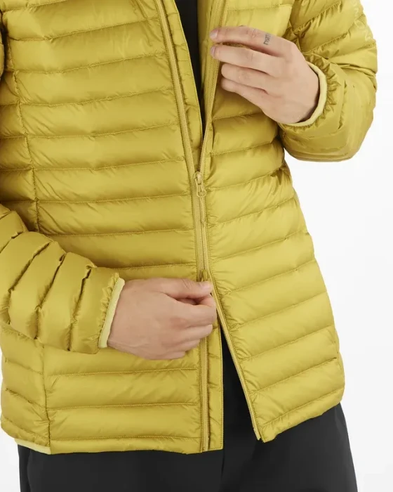 Salomon Elixir Micro Down Hooded Funktionsjacke cress green (Herren)