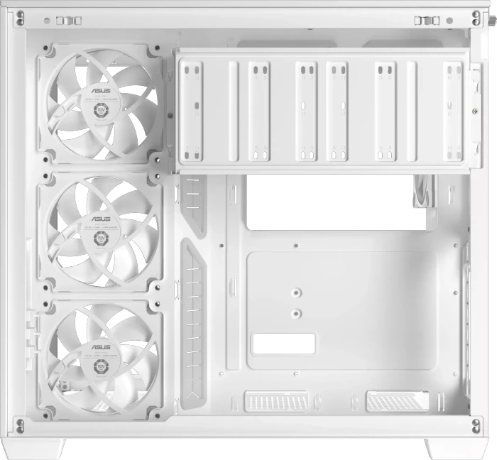 ASUS A32 Plus TG ARGB, weiß, Glasfenster