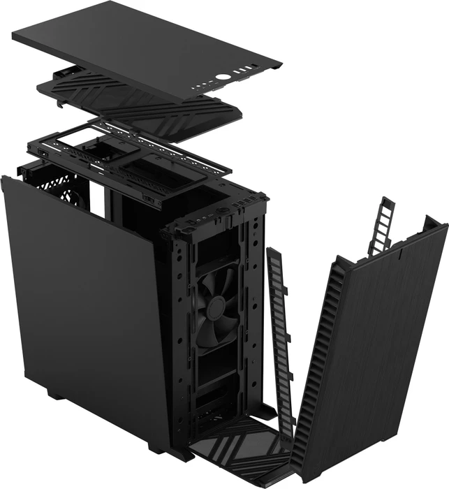 Fractal Design Define 7 Mini Black Solid, schallgedämmt