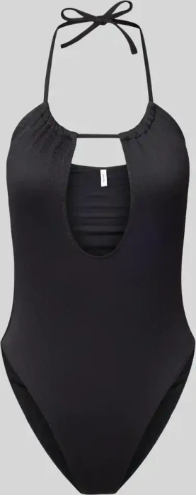 Calvin Klein Monogram Texture Badeanzug pvh black (Damen)