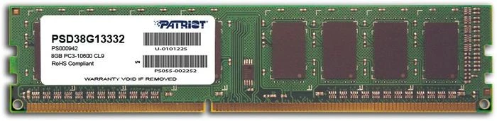 Patriot Signature Line ohne Kühler UDIMM 8GB, DDR3-1333, CL9