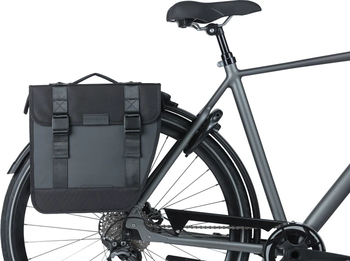 Basil Tour Waterproof Doppeltasche MIK Gepäcktasche schwarz