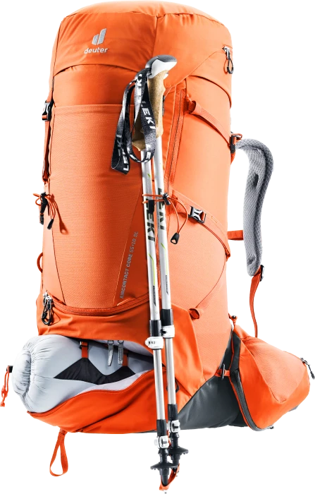 Deuter Aircontact Core 55+10 SL paprika/graphite (Damen)