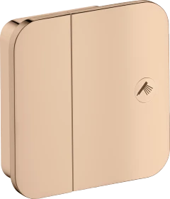 Hansgrohe AXOR One Absperrventil Unterputz polished red gold