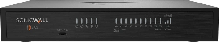 Dell SonicWALL TZ480 Desktop Firewall, 8x RJ-45, 2x SFP+, Secure Upgrade Plus Advanced Edition ( 3 Jahre)